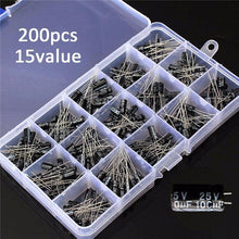 Load image into Gallery viewer, Electrolytic Capacitor Kit (15 Values, 200 PCS)