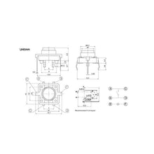 Load image into Gallery viewer, LED Tactile switch