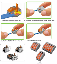 Load image into Gallery viewer, Excellway Levered Wire connector