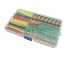 Load image into Gallery viewer, Heat shrink tubing kit various sizes and colours in nice container