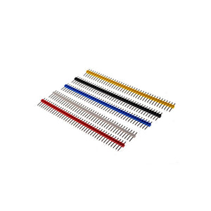 Male headers for Arduino in multi colour