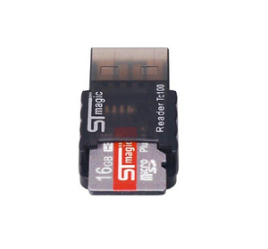 Compact SD Card reader to load Raspberry Pi OS on SD Card