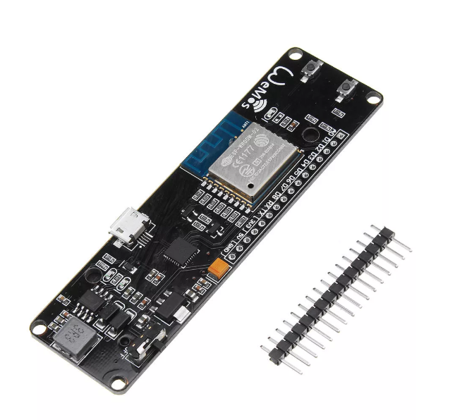 ESP Wroom D1 Wifi and BLE module with 18650 charge controller