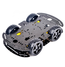 Load image into Gallery viewer, 4WD Aluminium Chasis Arduino Car
