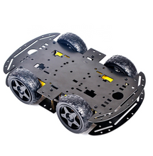 Load image into Gallery viewer, 4WD Aluminium Chasis Arduino Car
