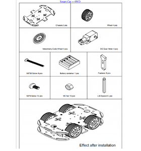 4WD Aluminium Chasis Arduino Car
