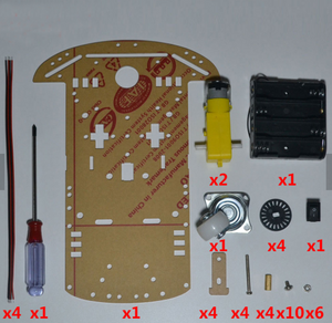 2WD Arduino Robot car Chasis