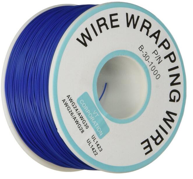 Electronic DIY Wrapping Wire Blue