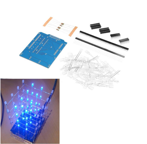 4X4X4 DIY LED Cube