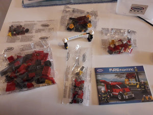 Building Blocks - Firefighter Van (Lego Compatible)