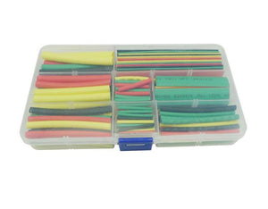 Heat shrink tubing kit various sizes and colours in nice container