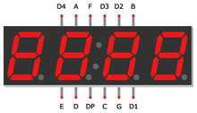 Load image into Gallery viewer, 4 Digit 7 Segment Display (Red)
