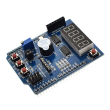 Load image into Gallery viewer, Arduino Learner Shield for learning purposes
