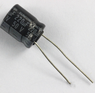 CAPACITOR 220uF 50V