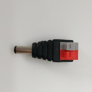 Male connectors for Arduino power connection bottom