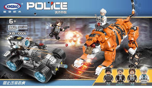Building Blocks - Police Tiger Attack (Lego Compatible)