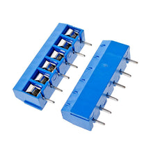 Load image into Gallery viewer, Blue screw terminal PCB connectors
