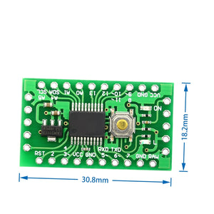 Arduino Pro Mini Clone LGT8F32P Dimensions