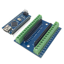Load image into Gallery viewer, Arduino Nano expansion/breakout screw terminal board
