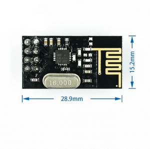 NRF24L01 Wireless Radio module dimensions