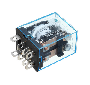 Power Relay With Din Rail Bracket (12V Coil, 10A 250VAC Contact)