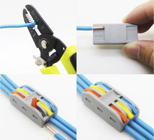 Quick connect electrical connector 3 Way