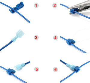 Quick splice wiring connectors
