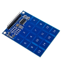 Load image into Gallery viewer, Capacitive Touch 16 Btn Keypad 30-
