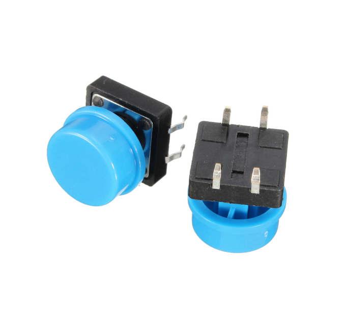 Tactile Blue Round Button Switch
