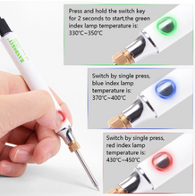 Load image into Gallery viewer, USB Soldering Iron with temperature control
