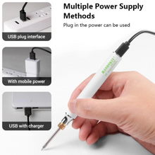 Load image into Gallery viewer, USB Soldering Iron with temperature control
