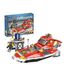 Load image into Gallery viewer, Building Blocks - Firefighter Sea Rescue (Lego Compatible)
