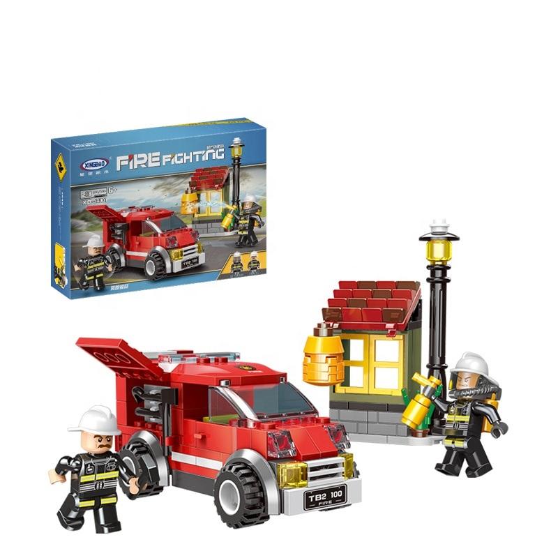 Building Blocks - Firefighter Van (Lego Compatible)