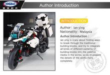 Load image into Gallery viewer, Building Blocks  - Patrol Motorcycle (Lego Compatible)
