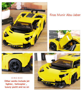 Building Blocks  - Sports Car (Lego Compatible)