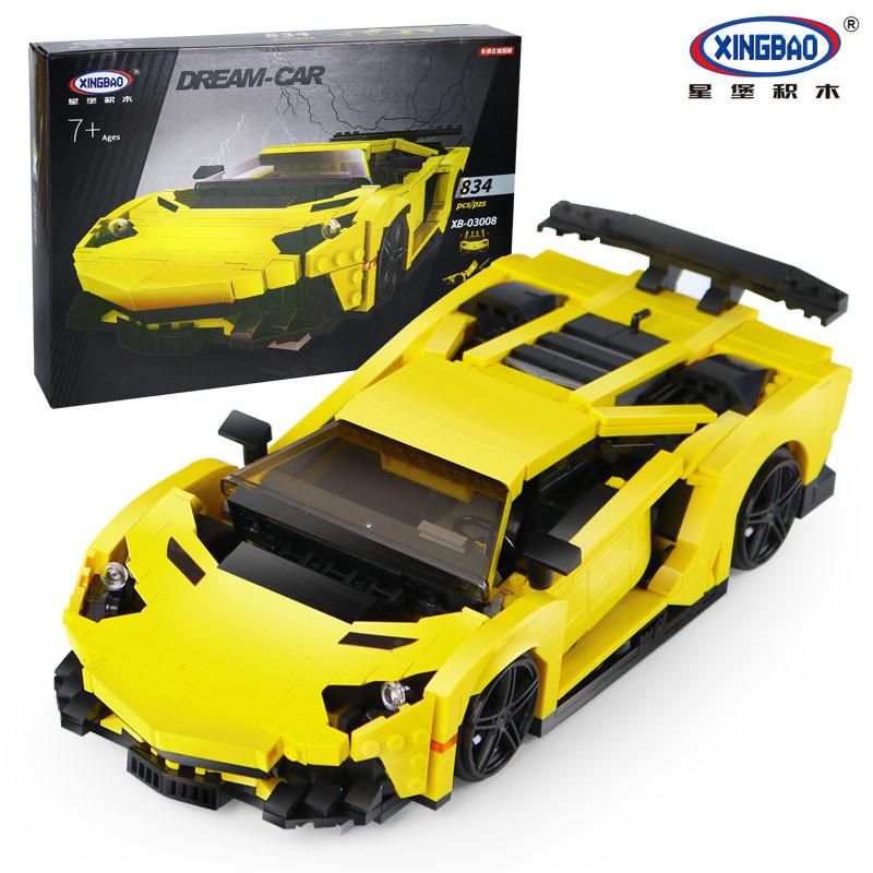 Building Blocks  - Sports Car (Lego Compatible)