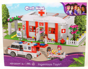 Building Blocks - Girl City Hospital (Lego Compatible)