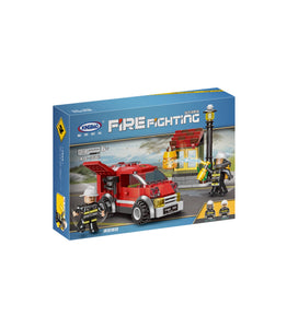 Building Blocks - Firefighter Van (Lego Compatible)