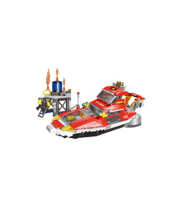 Building Blocks - Firefighter Sea Rescue (Lego Compatible)
